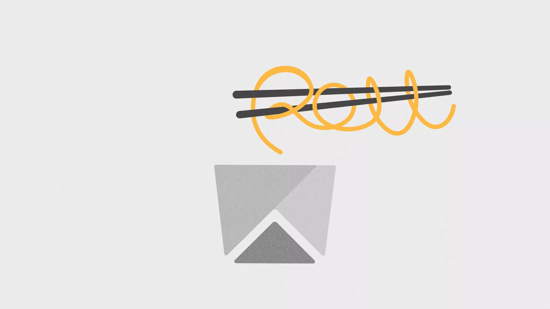 Оформление меню суши-бара «Roll Wok Club» в Сунже